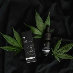 black dropper bottle with box